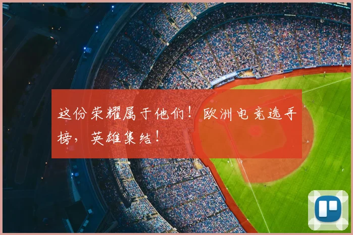 这份荣耀属于他们!欧洲电竞选手榜,英雄集结!