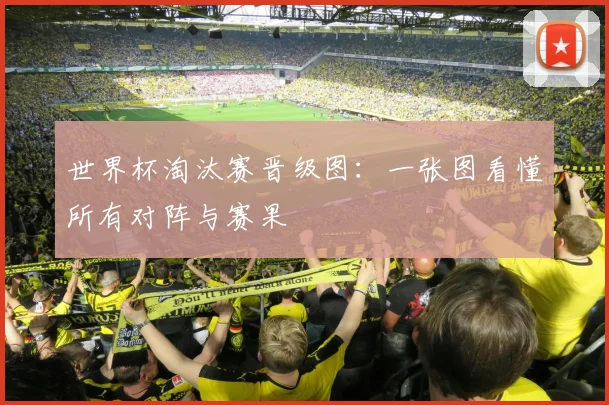 世界杯淘汰赛晋级图：一张图看懂所有对阵与赛果